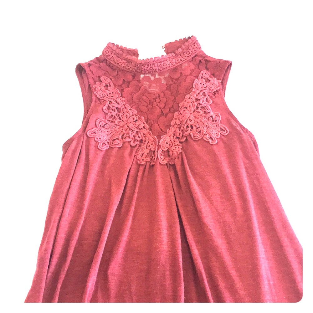 Purple Lace Tank Top